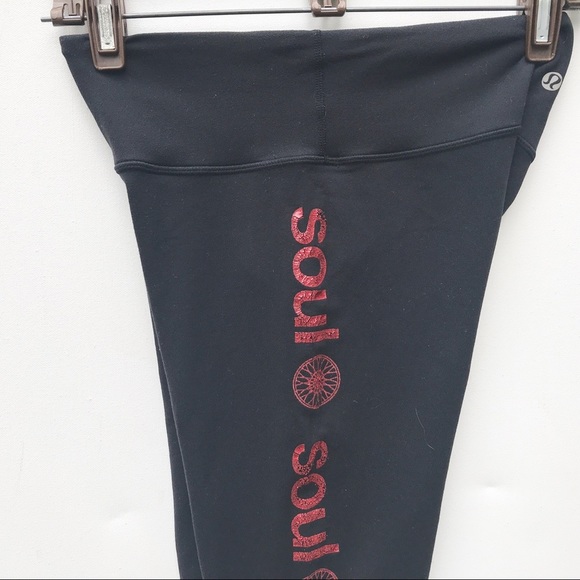 lululemon athletica Pants - LULULEMON soul cycle leggings black 6 pants